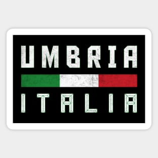 Umbria Italia / Italy Typography Design Magnet